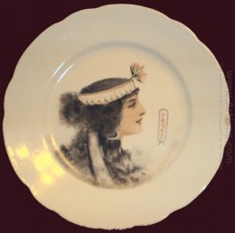 Plate Egyptian Queen