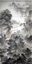 Mountains, water, trees - Chinese Painting