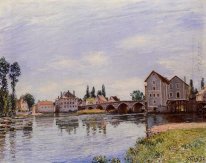 the loing flowing under the moret bridge 1892