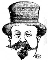 Franse schrijver Henry Gauthier Villars Aka Willy 1859 1931 Door
