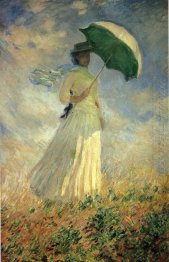 Woman With A Parasol Facing Right Also Known As Study Of A Figur Woman With A Parasol Facing Right Also Known As Study Of A Figur