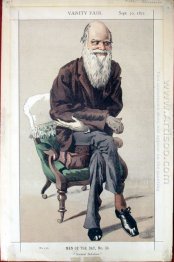 Caricature Of Charles Darwin From Vanity Fair Magazine Caricature Of Charles Darwin From Vanity Fair Magazine