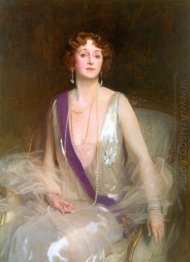 Portrait Of Grace Elvina Marchioness Curzon Of Kedleston 1925