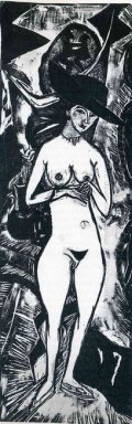 Femme nue avec chapeau noir 2