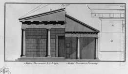 Map Of Temple Toscano And Column Bases By Vitruvius Second Perra