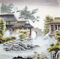 Gebouw - Chinees schilderij