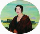 Stående av pianisten Rachel Slonimskaya 1922