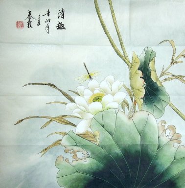 Lotus - pintura chinesa