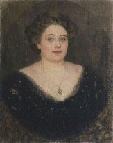 Stående av M Velichkina Nee Baroness Von Klodt Yurgensburg 1914