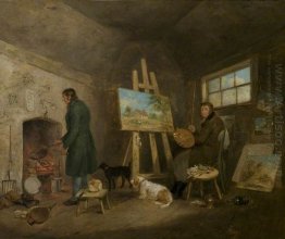 The Artist in His Studio and His Man Gibbs