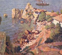 Gurzuf. Views of the Chekhov's house and the beach