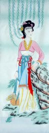 Beautiful lady - Chinese Painting