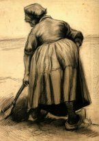 Peasant Woman Digging 1885