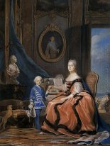 Marie Josephe Of Saxony Dauphine And A Son