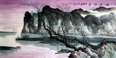 River - Chinesische Malerei