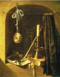 Still life with candle