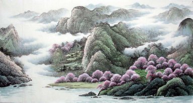 Montagne et de l\'eau - peinture chinoise