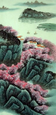 Montagne et de l\'eau - peinture chinoise