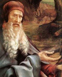 St Anthony Visiting St Paul The Hermit In The Desert Detail 1515