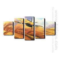 Hand-painted Oil Painting Landscape Landscape - Set of 5