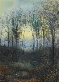 Wooded Valley Probably Bolton Woods Lovers In A Woodland Clearin