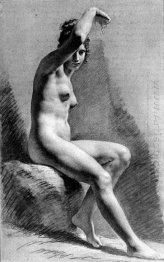 Female Nude Raising Her Arm