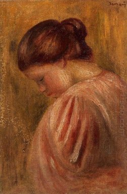 Ritratto Di Una Ragazza In Rosso 1883