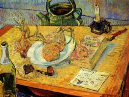 Still Life With Drawing Board Pipe Onions And Sealing Wax 1889