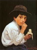 Boy with a banana