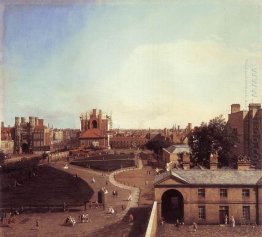 london whitehall and the privy garden from richmond house 1747