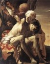 Saint Sébastien soigné par Irène et sa femme de ménage