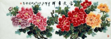 Pivoine - Peinture chinoise