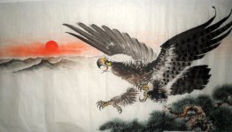 Eagle - pintura china