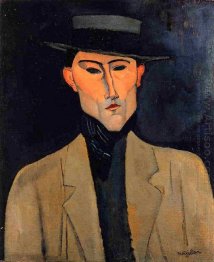 portrait of a man with hat jose pacheco