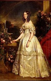 Portrait Of Princess Victoria Of Saxe Coburg And Gotha