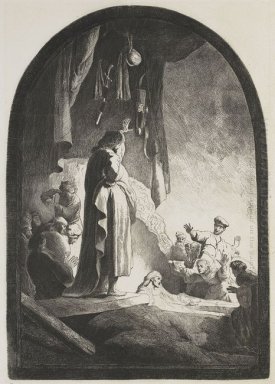 Die Auferweckung des Lazarus 1630 ein