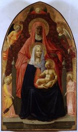 The Madonna And Child With St Anna