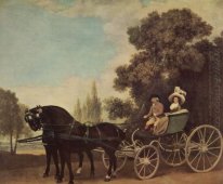 Lord And Lady In A Phaeton