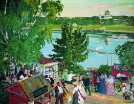 Promenade Along The Volga 1909