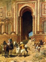 Indian Horsemen at the Gateway of Alah ou din, Old Delhi