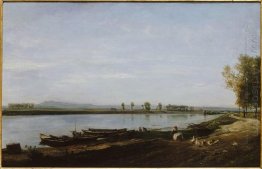 The Seine In Bezons Val D Oise 1851