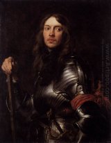 portrait of a man in armour with red scarf 1627