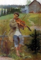 Junge mit Violine