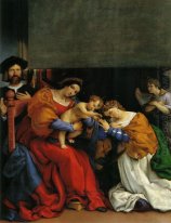 The Mystic Marriage Of St Catherine With The Patron Niccolo Bong