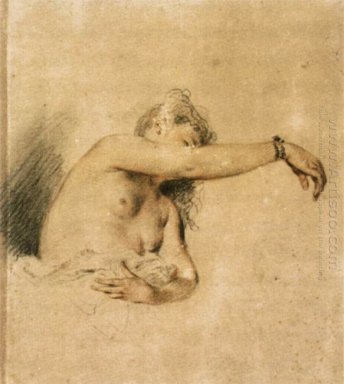 Nuda con il braccio destro alzato 1718