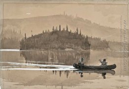 Two Men in a Canoe