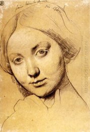 Study For Vicomtesse D Hausonville Born Louise Albertine De Brog