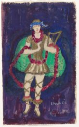 Costume design (Nijinsky) for artist's ballet "Orph