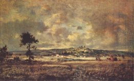 View Of The Plain Of Montmartre X Effect Of Storm 1848