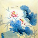 Dragonfly-Lotus - pintura china